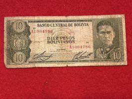 Billet Bolivie 🇧🇴 