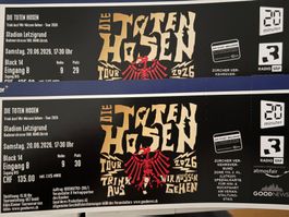 2 Sitzplätze für die letzte Tour "Die toten Hosen"