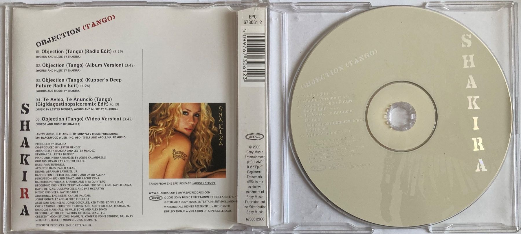 CDs: SHAKIRA - OBJECTION (TANGO) – D'occasion à Poliez-Pittet par Newtown-Records 1