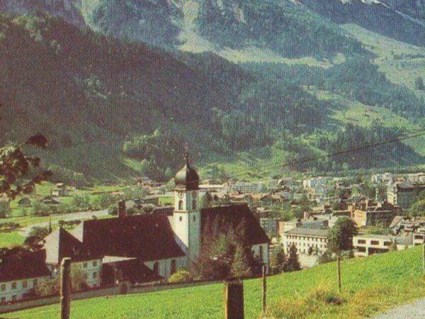 Cartoline postali: Engelberg , Kirche  1986 – Usato da Grenchen venduto da Bluemchen1900