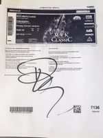 Rick Springfield - Autogramm auf Ticket