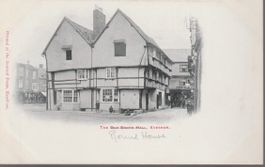 old UK Postcard EVESHAM - THE OLD BOOTH HALL Smith's series