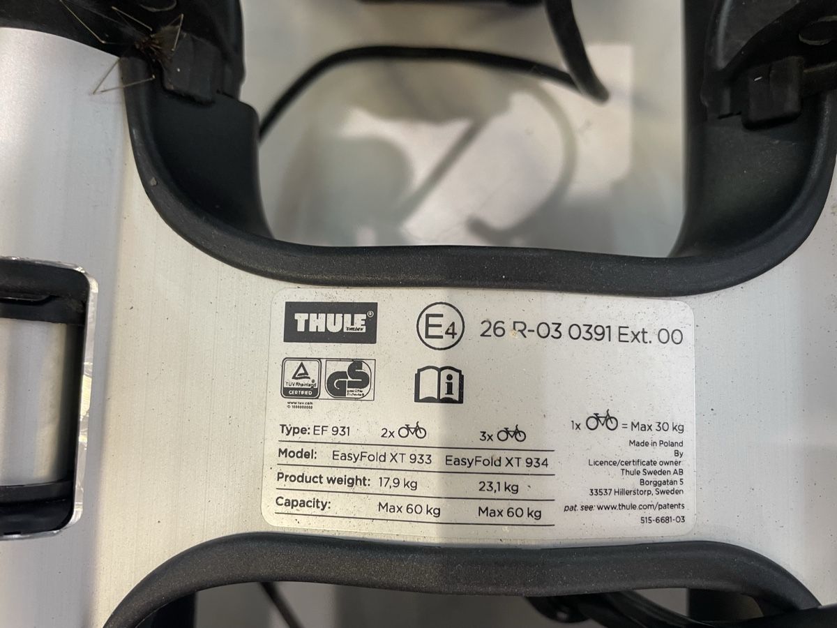 Thule Portapacchi: Thule Fahrradträger Neu – Nuovo (secondo la descrizione) da Tecknau venduto da Garage_St.Buser 1