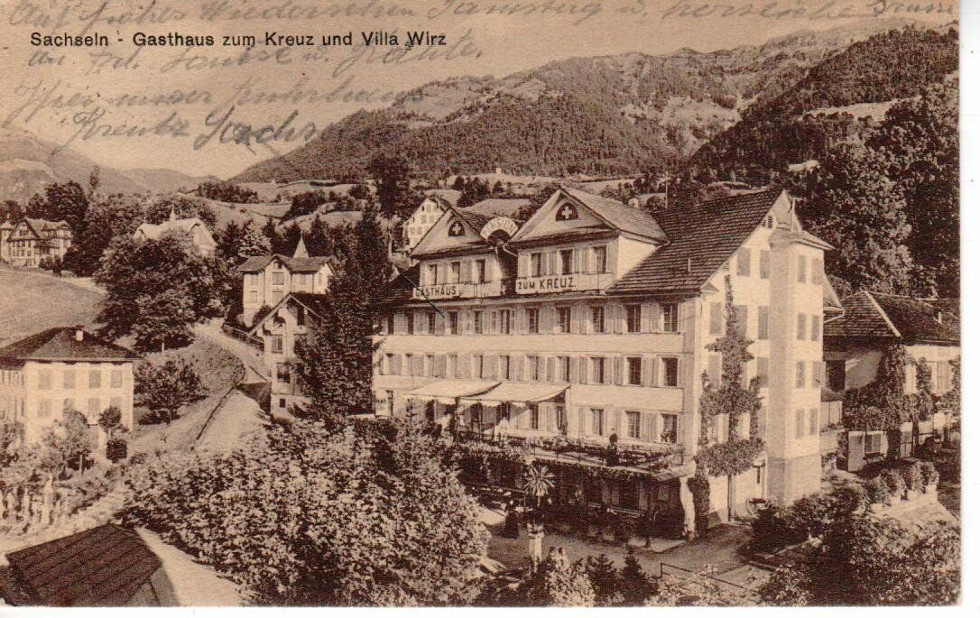 Ansichtskarten: Sachseln 1921 – Gebraucht aus Wolhusen von Curver9
