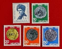 PRO PATRIA SATZ 108 - 112 1962** POSTFRISCH