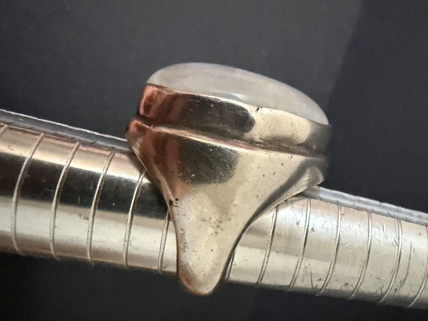 Anelli: Massiver Silber Ring mit Mondstein 925 – Usato da Spiegel b. Bern venduto da Rogger72 8
