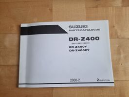 Suzuki DR-Z400 Ersatzteilkatalog 2000-2002, Top Zustand