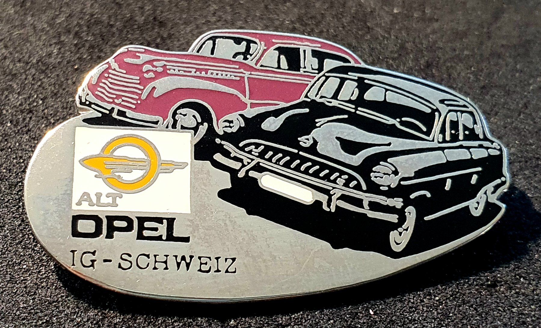 Opel Plaquettes & Badges: GG342 - Pin  ALT  OPEL  IG - SCHWEIZ – D'occasion à Reinach BL par Boston-Verkauf