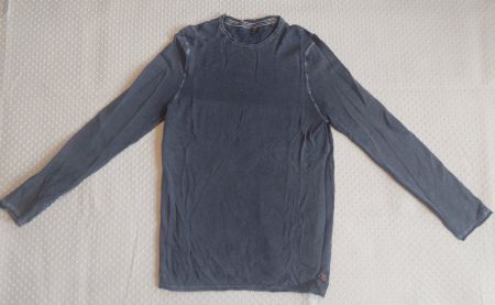 Stylischer, Grauer Pullover, Tom Tompson, Gr. L