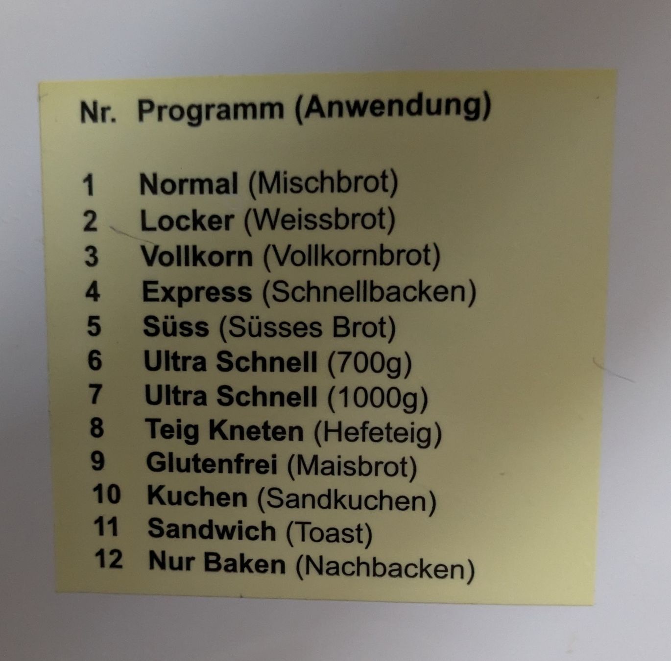 Appareils de cuisine: Brotbackautomat – D'occasion à Rüeterswil par Ostara90 4