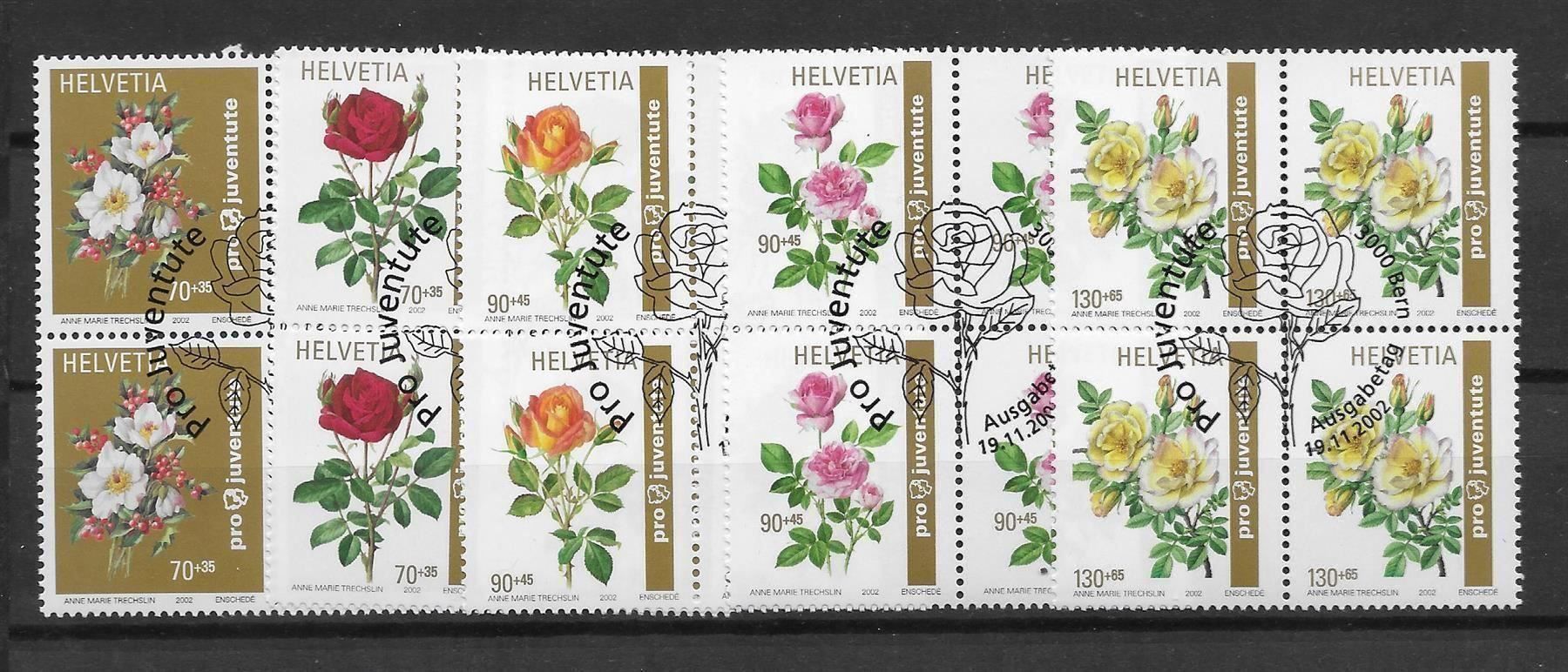Alle Briefmarken: PJ2002  - Pro Juventute 2002 bloc4 1er j – Gebraucht aus Trélex von Phil_Albert