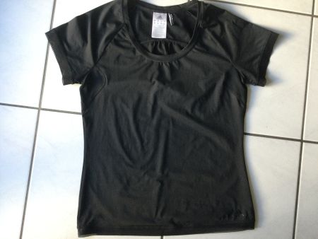 Sportshirt von ADIDAS - Gr.38/40 schwarz