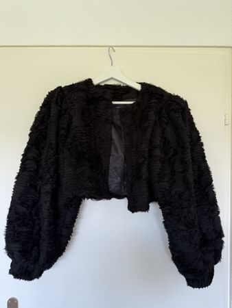 NEU Massimi Dutti Studio Designerjacke S Schwarz