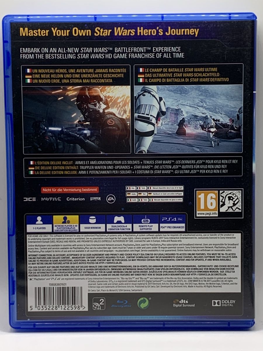 Sony Giochi: Star Wars Battlefront II - Elite Trooper Deluxe Edition - PS – Usato da Ostermundigen venduto da RG-Collector 1