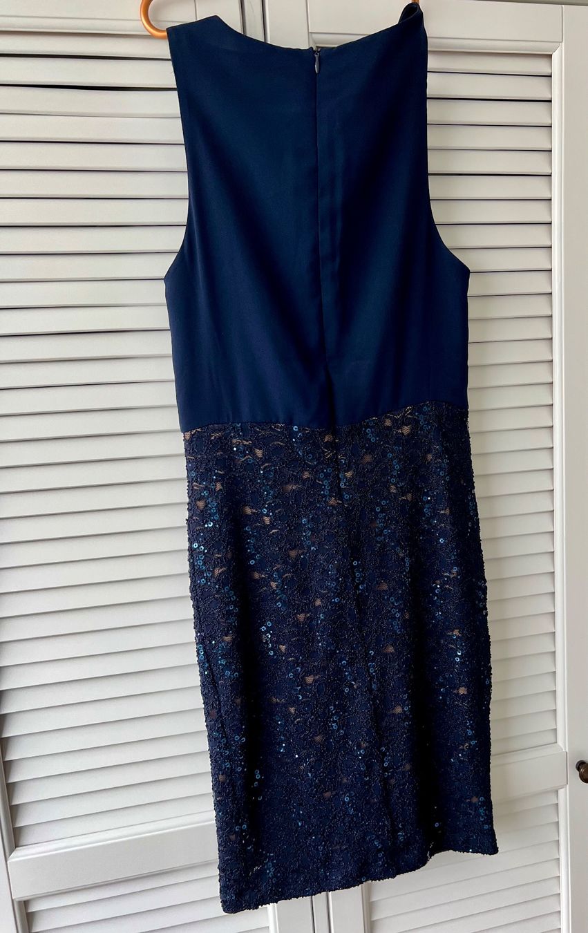 Kleider: Paillettenkleid blau, Gr.36 – Gebraucht aus Glattpark(Opfikon) von ste_n99y 3