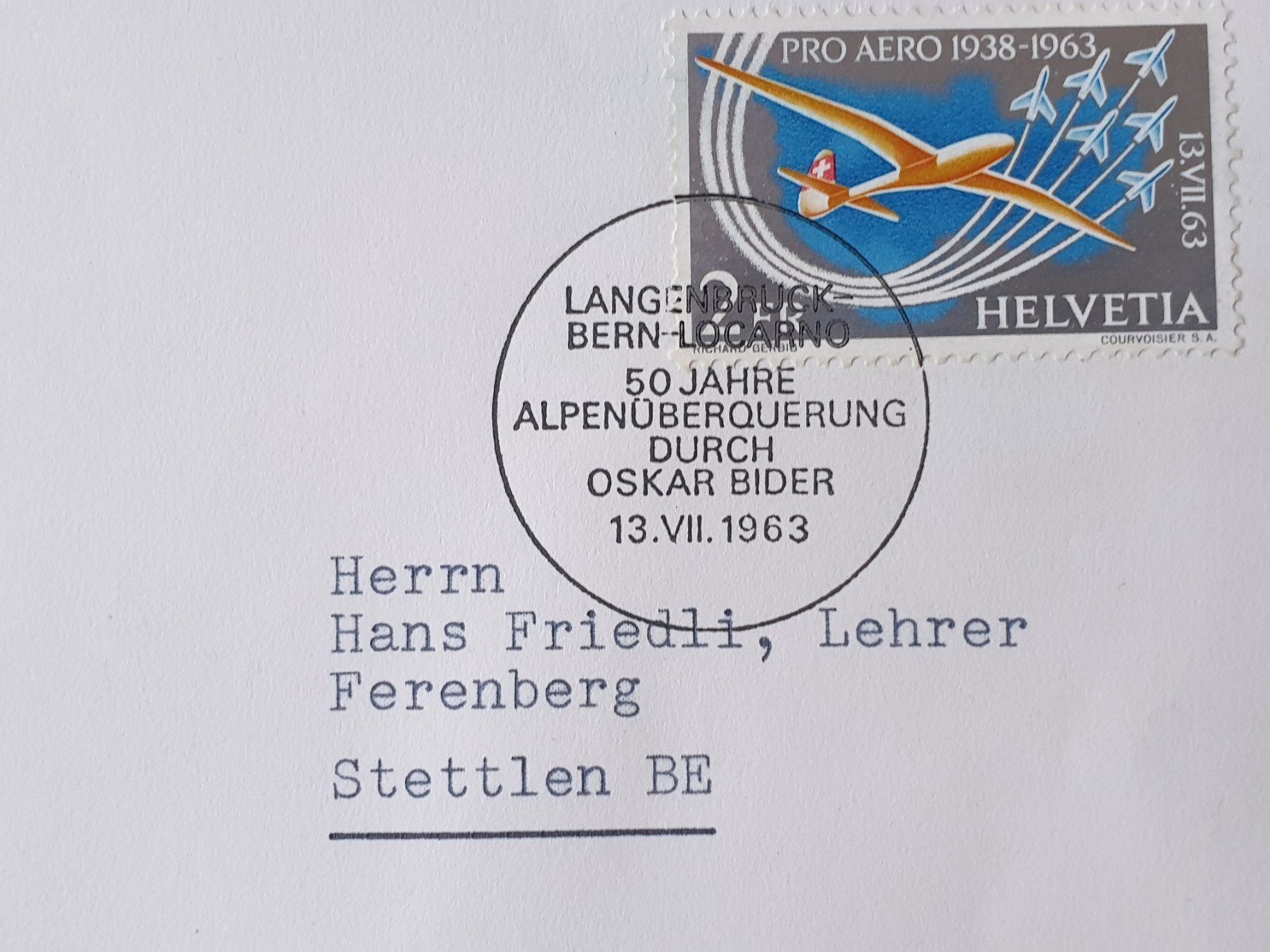 Alle Briefmarken: (193) «Flugpost»  1963 – Gebraucht aus Schwarzhäusern von Inot3 6