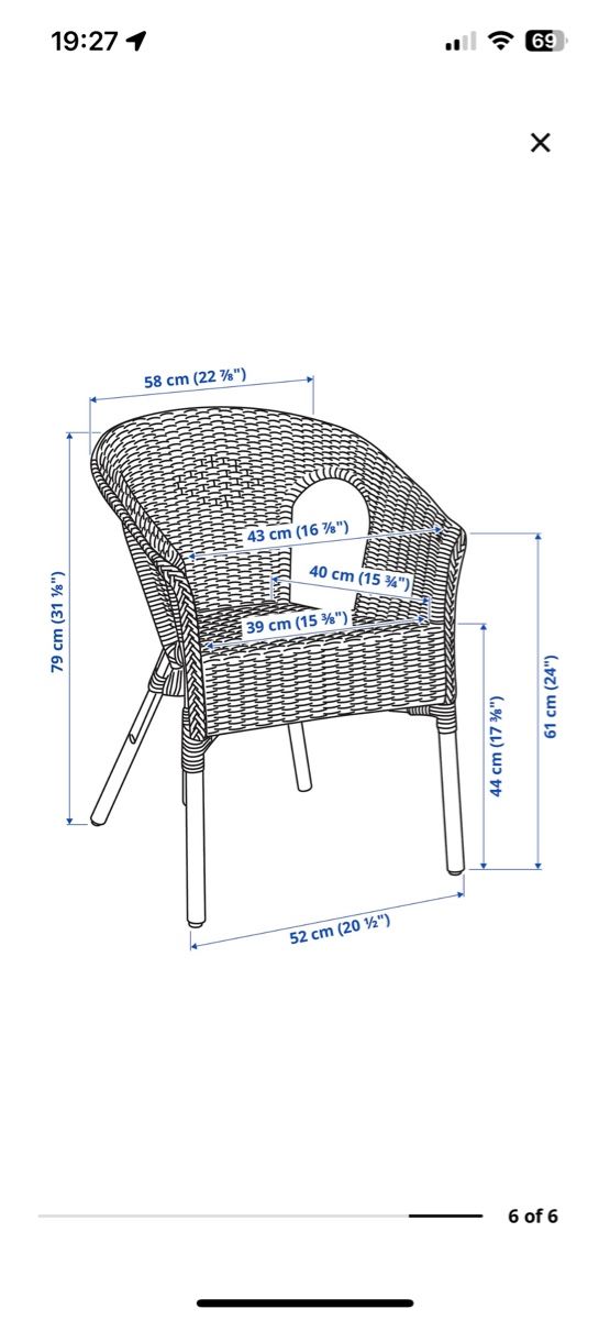 Ikea Poltrone: IKEA AGEN Rattansessel - Top Zustand! – Usato da Zürich venduto da xsy_s55s 4