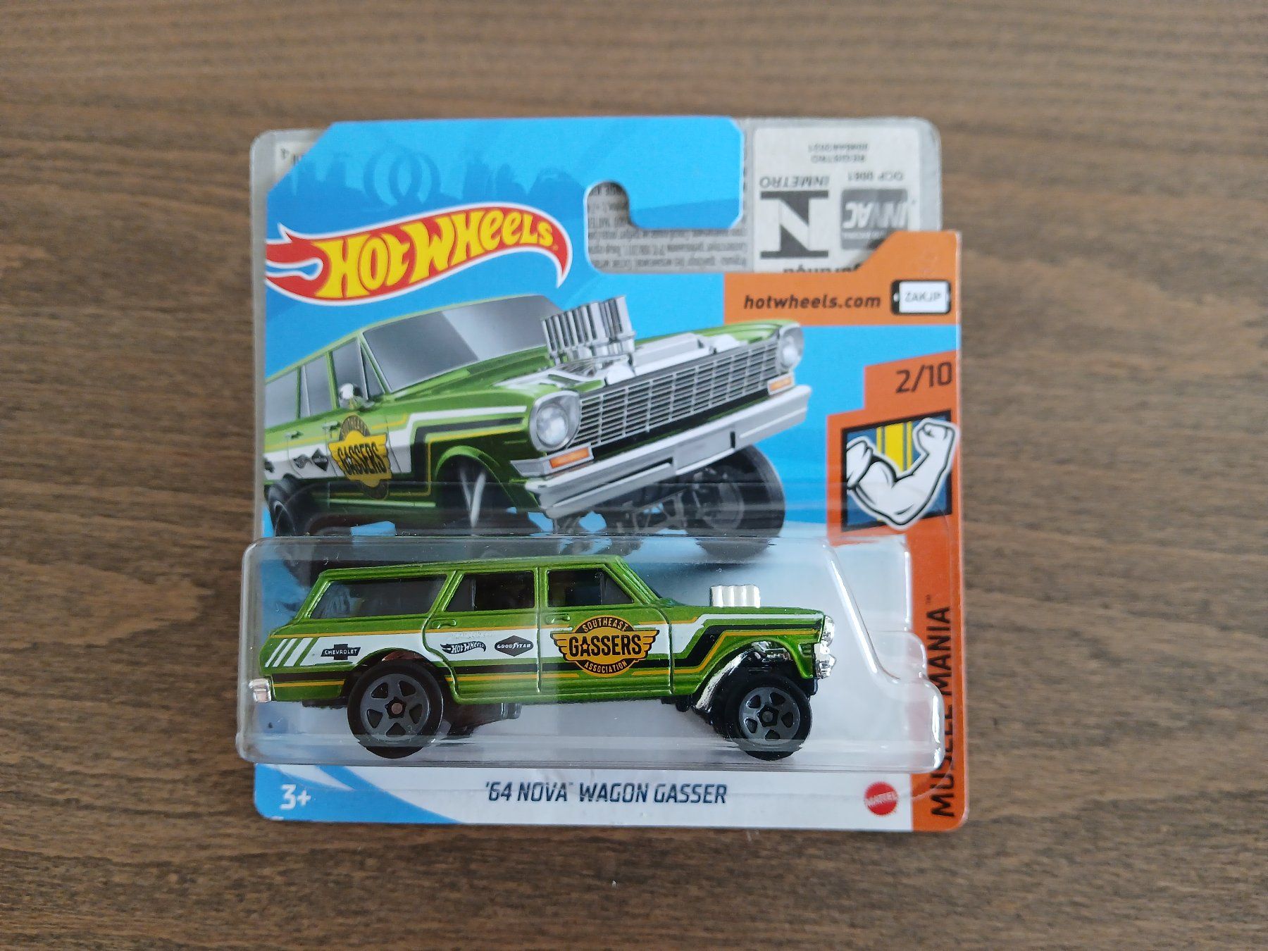 Hot Wheels Modellini d'auto: 1964 Chevrolet Nova Wagon Gasser – Nuovo e nell'imballaggio originale da Wiedlisbach venduto da Pontiacman93