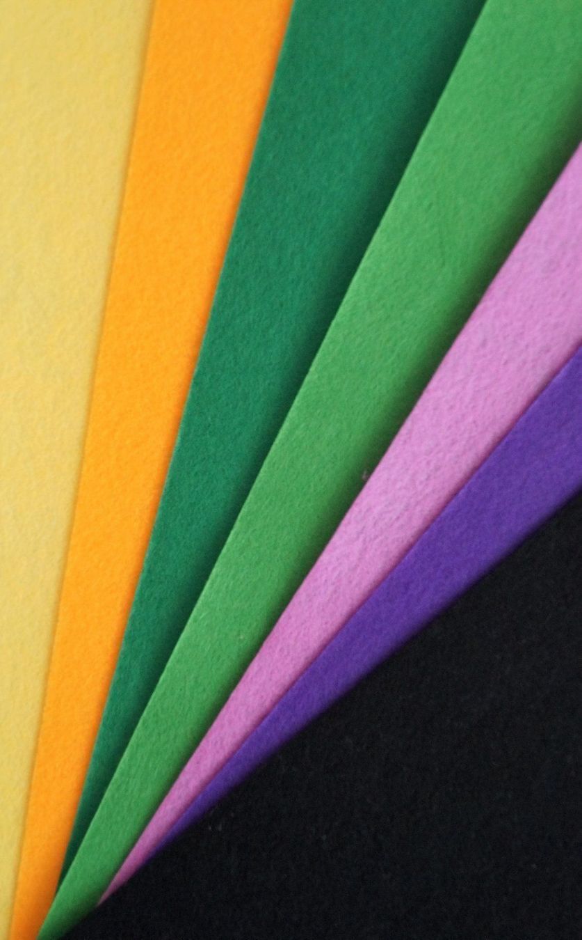 Bastelsets: BASTELFILZ-SET 7 Farben 30x30 cm  Set 10 – Neu (gemäss Beschreibung) aus Langenthal von flowersNbirds 1