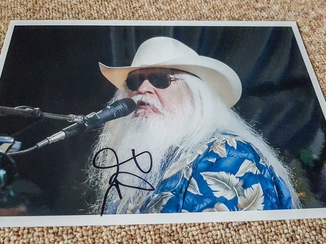 Autografi: Leon Russell - Autogramm auf Foto – Usato da Kaisten venduto da Simpsons4