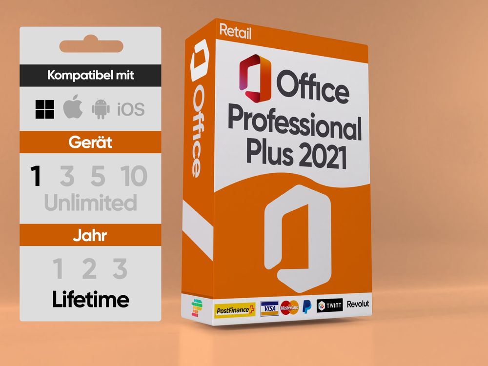 Office Professional Plus 2021 | 1 PC | (Gebraucht) in Langenthal für ...