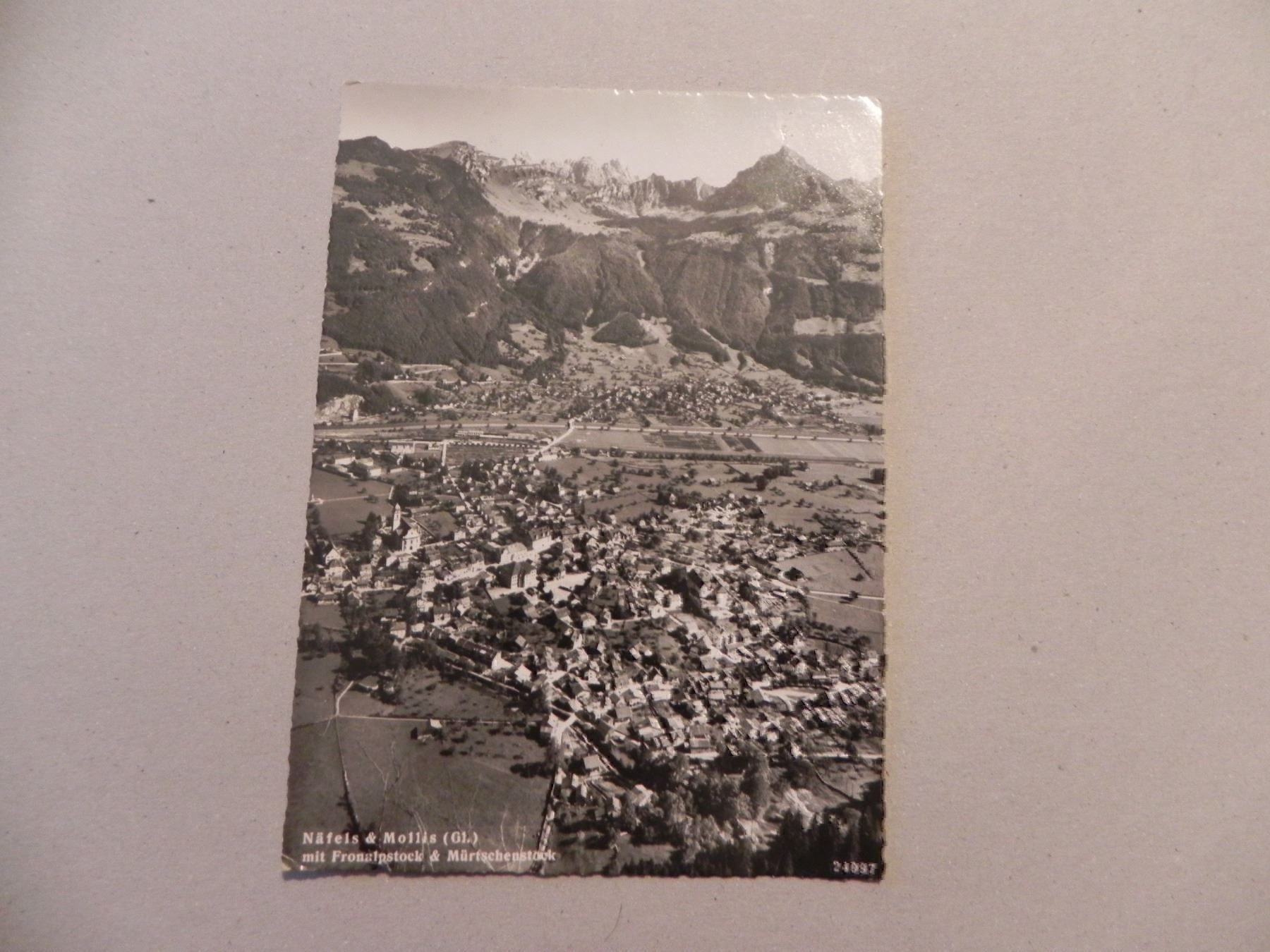 Cartoline postali: Ansichtskarte Näfels Glarus GL 1956 – Usato da Siebnen venduto da krimsie