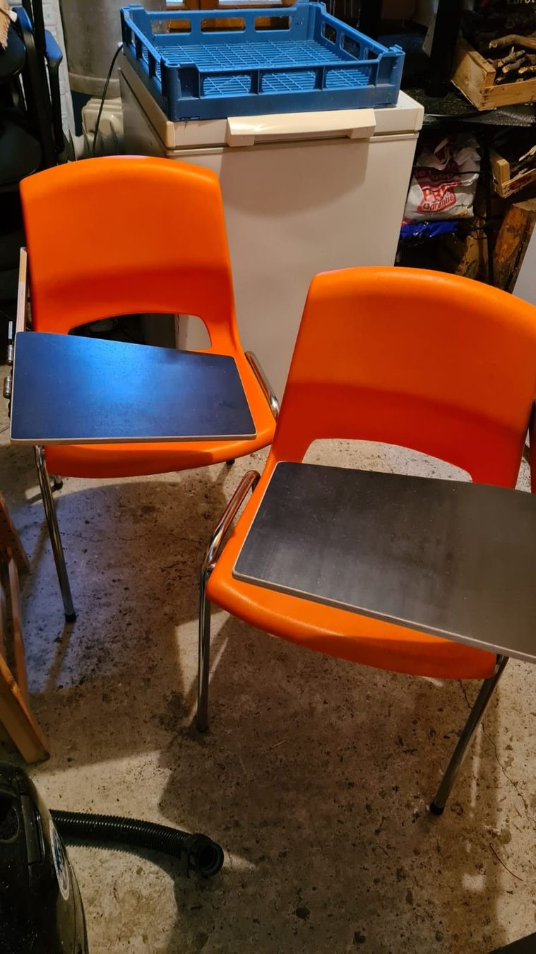 Sedie: Chaises de conférence ou de formation, avec écritoire – Usato da Miex venduto da Avavelle 8