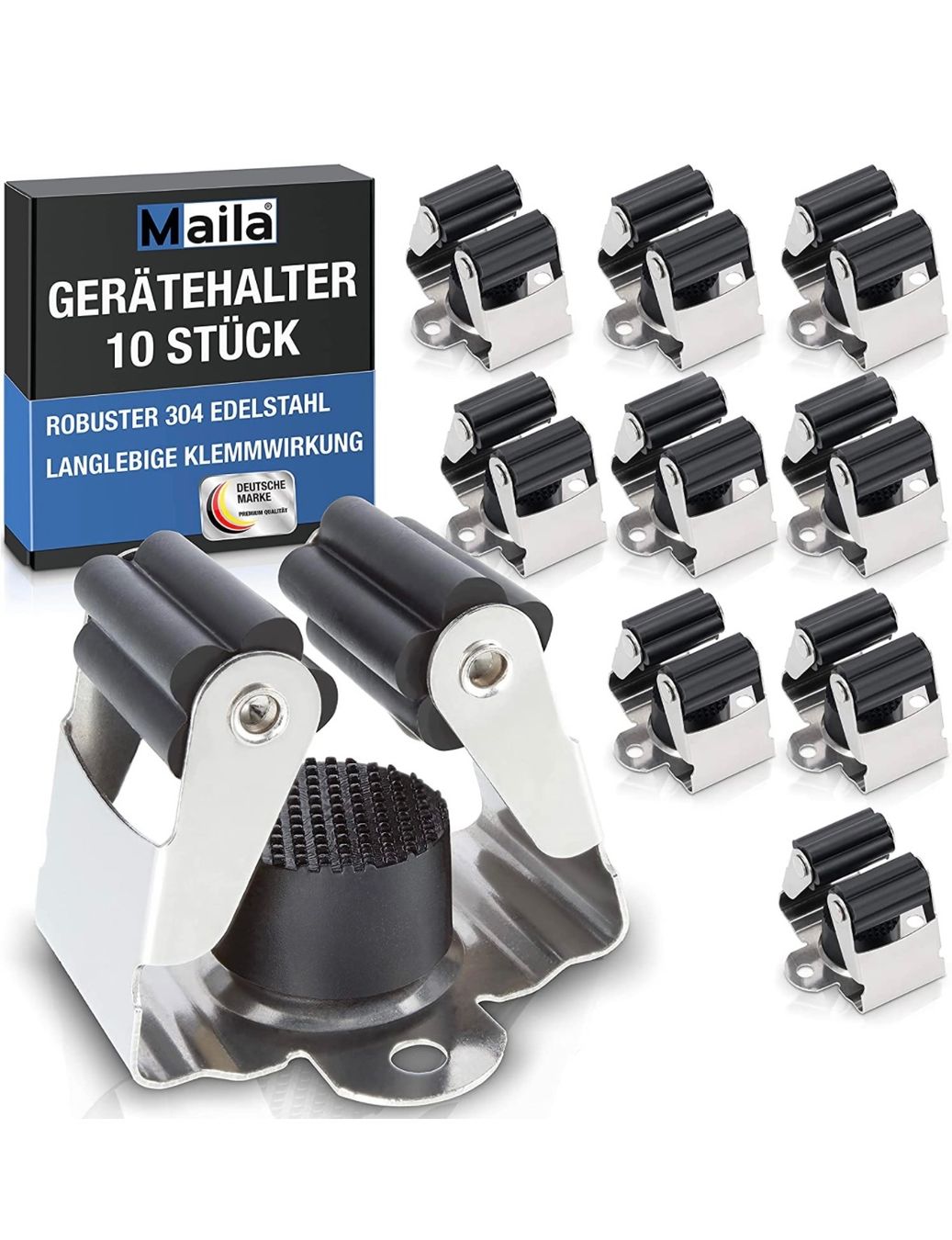 Supporti a parete: Gerätehalter (10er Set) – Nuovo e nell'imballaggio originale da Nuglar venduto da SaleRitter