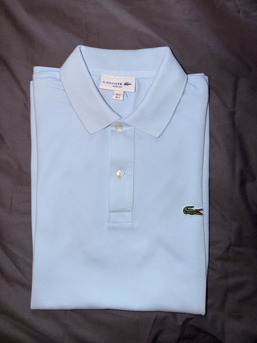 Lacoste Magliette Polo: Polo Lacoste bleu ciel – Nuovo (secondo la descrizione) da Confignon venduto da lsb_cl8c