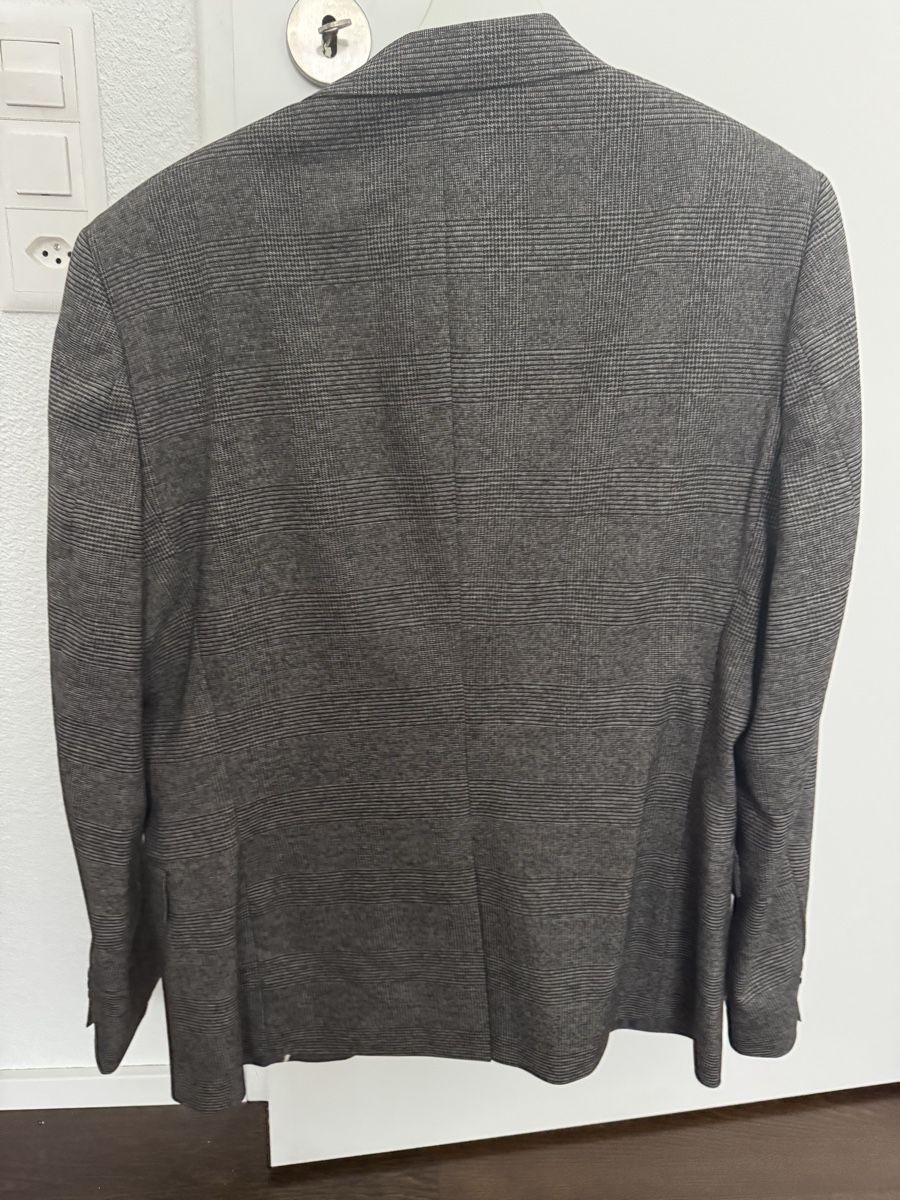 H&M Anzüge: Herrenblazer Gr. 52, Grau kariert, H&M – Gebraucht aus Staufen von M19M 1