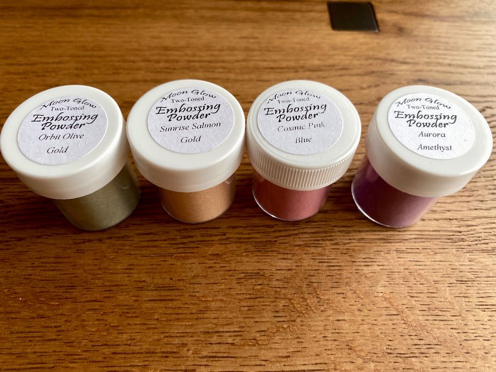New 4 pieces Two Toned Embossing Powders 0.5 oz / 14 grams (Neu (gemäss ...