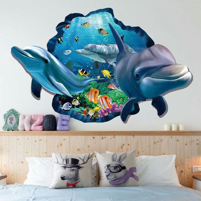 Adesivi murali: ---+++ 3D Wandsticker Delphine +++--- – Nuovo e nell'imballaggio originale da Kilchberg ZH venduto da Eaglebuy