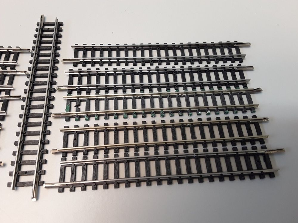 Modelleisenbahn _ 11 x Trix 4904 _ Gerade Gleise _ Spur N (Gebraucht ...