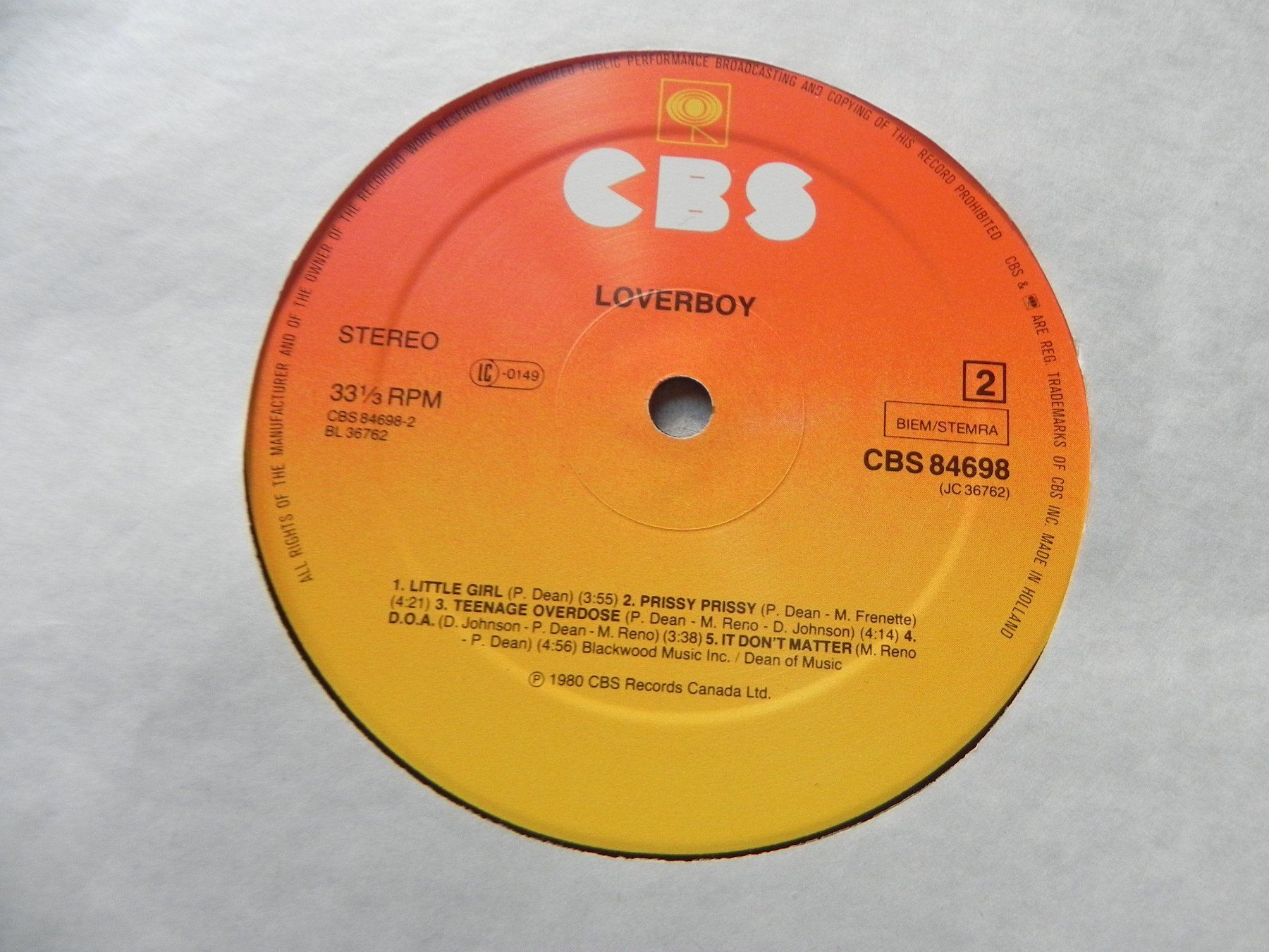 Schallplatten: LP Kanada Rock Band Loverboy 1980 – Gebraucht aus Siebnen von krimsie 4