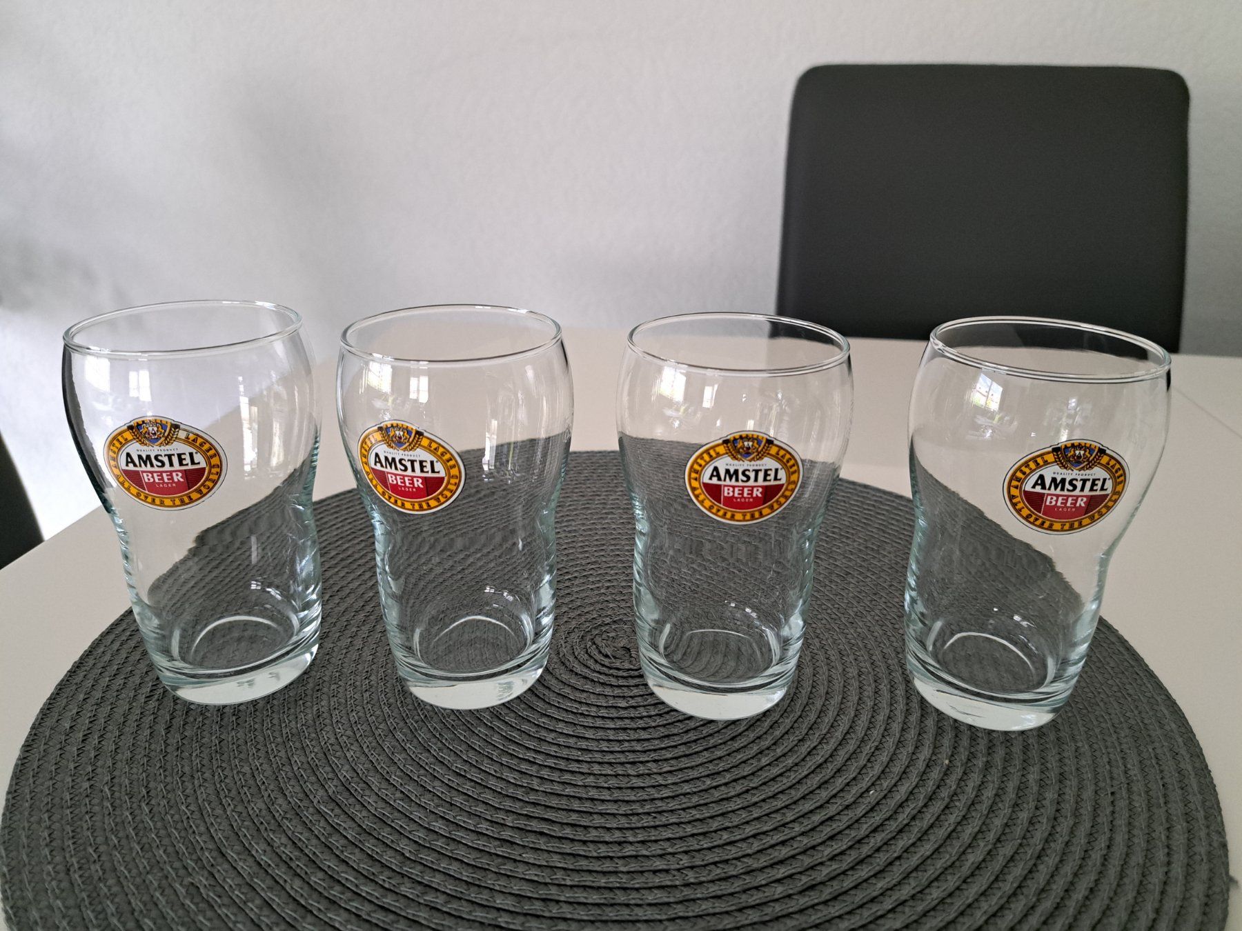 Gläser: Verres à bière Amstel - 4 pièces – Neu (gemäss Beschreibung) aus Sierre von sabr11