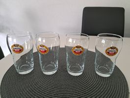 Verres à bière Amstel - 4 pièces