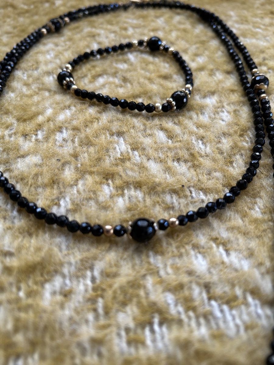 Ketten: Schmuckset: Onyx Kette & Armband – Gebraucht aus Gümligen von Pygmalion 4