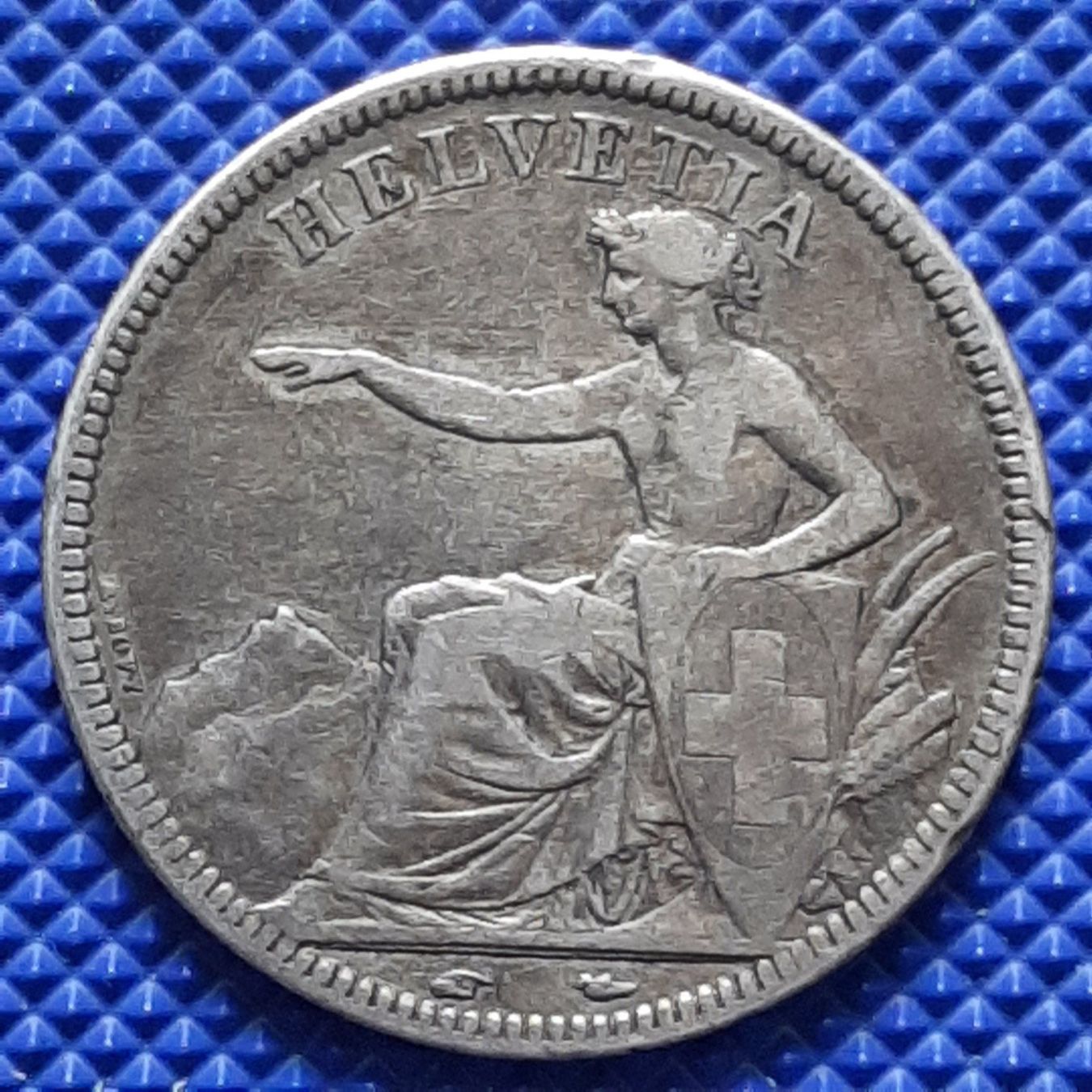 Tutti le monete: 5 Francs Suisse 1851 A – Usato da Carouge GE venduto da cecob0909 1