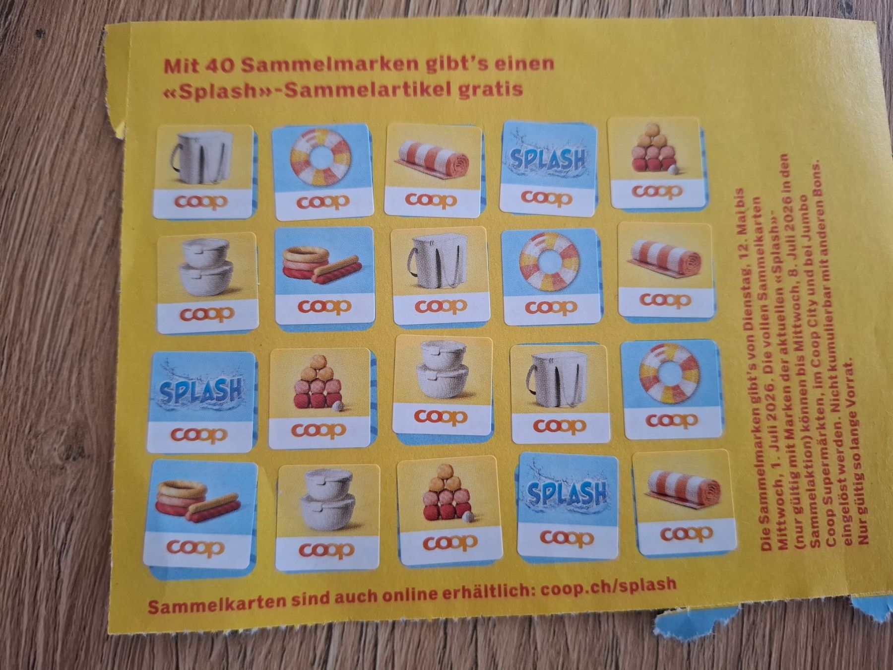 Coop Timbres & points: 22x Märkli Coop Splash – Neuf avec emballage d'origine à Zizers par Sawyer15