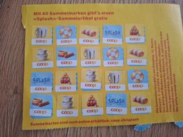 40x Märkli Coop Splash (1 volle Karte)