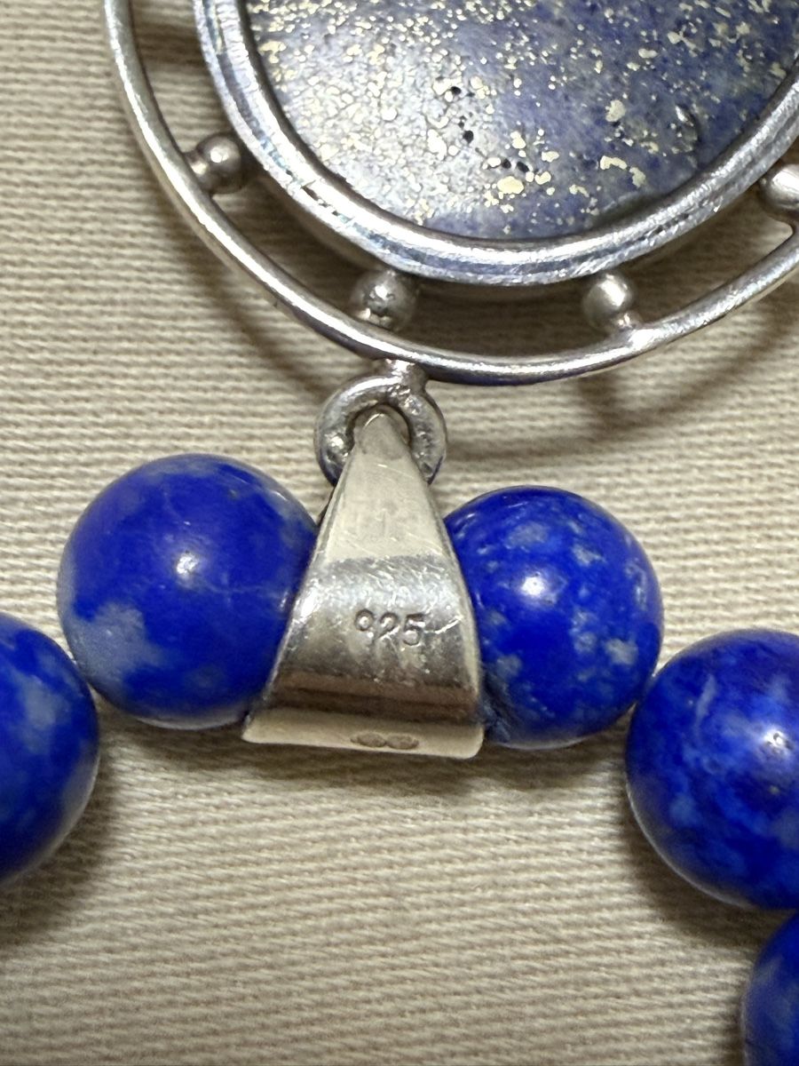 Catenine: Lapislazuli Kette mit Anhänger  – Usato da Oberhof venduto da RealStone 4