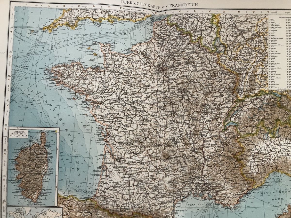 Libri: Handatlas ANDREES aus dem Jahre 1908 – Usato da Solothurn venduto da Heso11 4