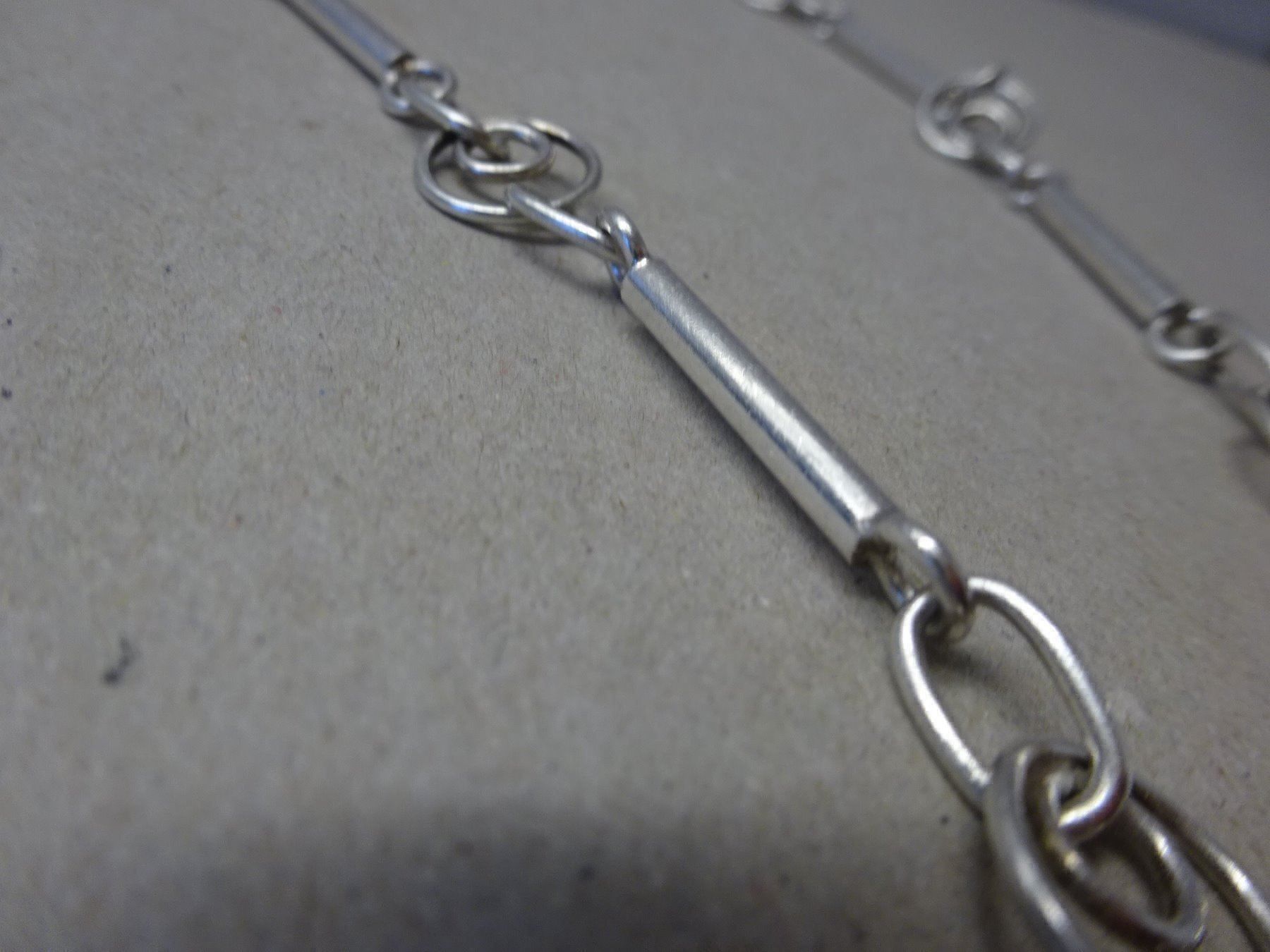 Catenine: Interessante Kette - 925 Silber – Usato da Esslingen venduto da eintagammeer 4