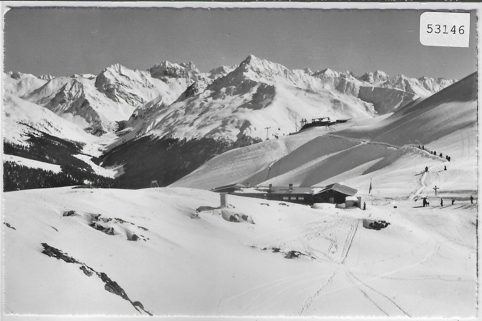 Cartes postales: Davos - Berghaus Strelapass im Winter – D'occasion à Ettingen par Kartenplanet