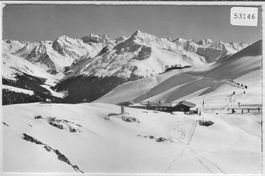 Davos - Berghaus Strelapass im Winter