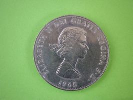 Grossbritannien 1965, Commemorative Crown   Churchill/Queen