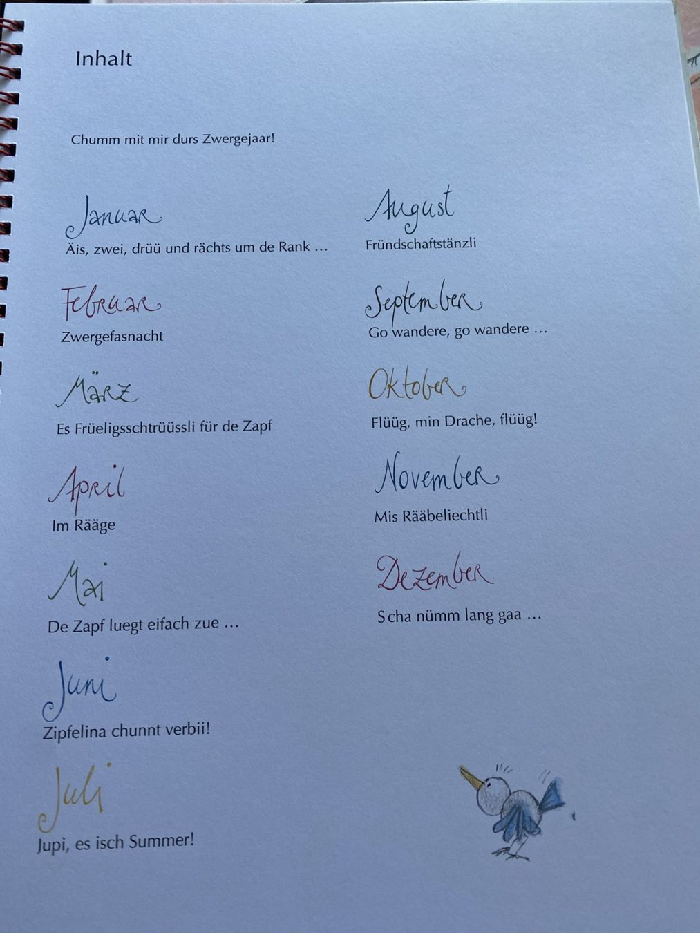 Libri: Liederheft Durs Jaar – Nuovo (secondo la descrizione) da Sachseln venduto da basti1950 4
