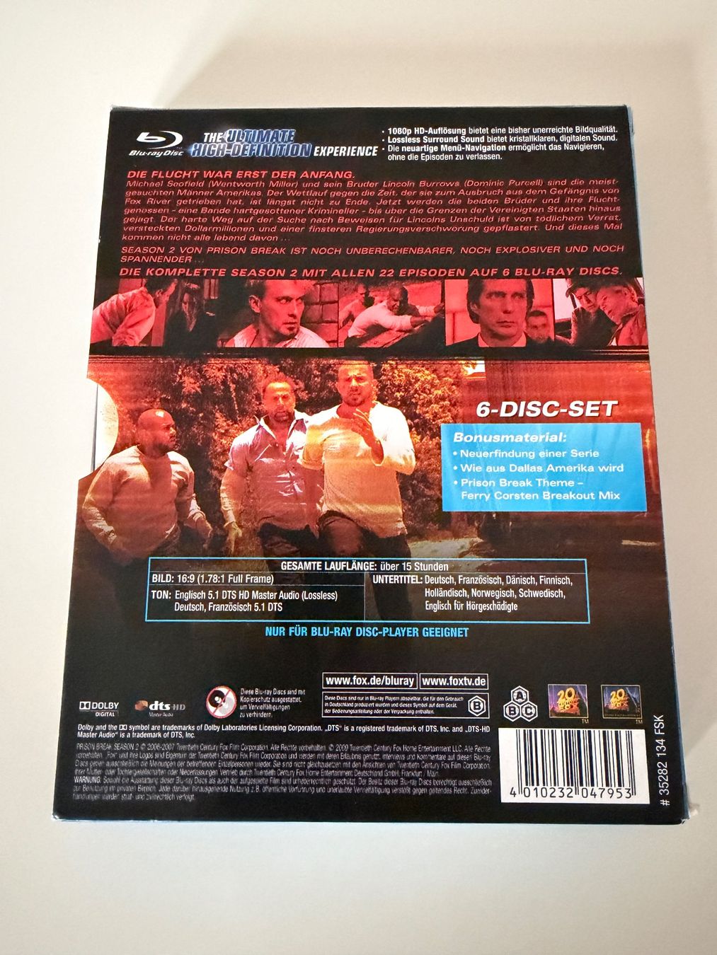 Tutti i DVDs: Prison Break - Staffel 2, Blu-ray, 6-Disc-Set im Schuber – Usato da Altstätten SG venduto da sheamus 1