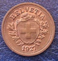 1 RAPPEN JAHR 1927 - SCHWEIZ / RAR
