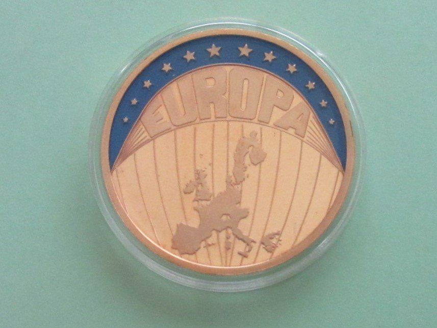Medaglie: 3 Medaillen "EUROPA" - VERGOLDET – Nuovo (secondo la descrizione) da Degersheim venduto da Tforelle 4